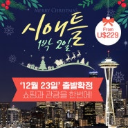 🏙️시애틀 1박 2일 특별출발! U$229~