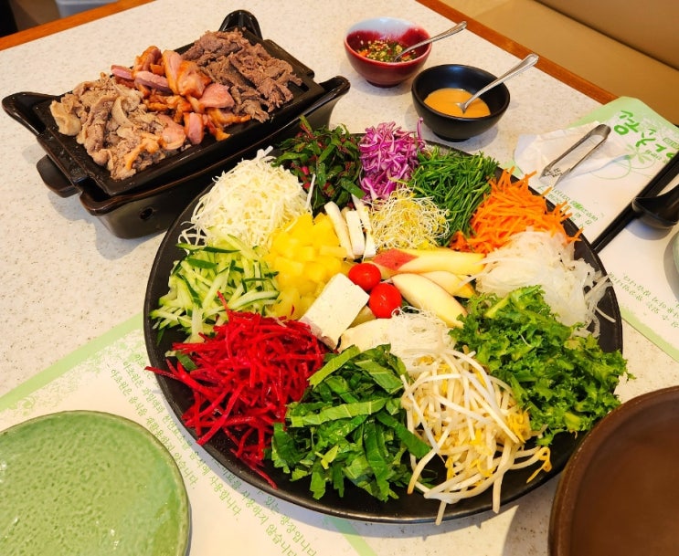 시흥 월남쌈 쌀국수 고기 무한리필 아초원 여우고개점