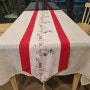 식탁 테이블 러너 (꽃바구니소녀) 철원카페
