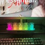 RGB LED 글로우 디지털 닉시 튜브 시계 사용후기