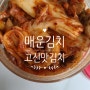 국산배추김치 맛있게 매운 김치 고신맛김치
