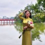 하노이 축제 아오자이 페스티벌 호안끼엠 호수 미인을 만났다