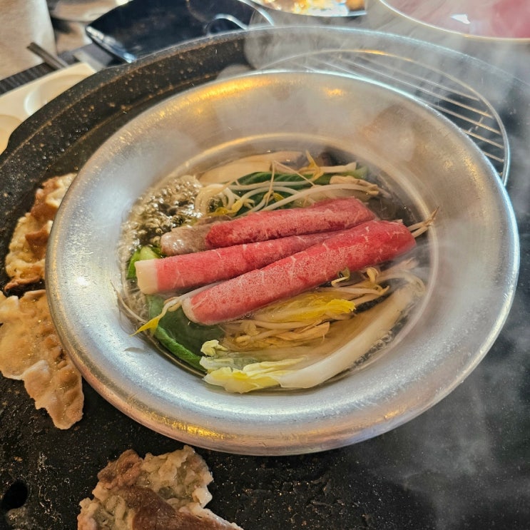 부산롯데월드맛집 샤브쌈주머니 오시리아점 맛도리...