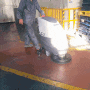 공장청소 에폭시 바닥 청소 기름때 청소용 습식 청소기 FREE EVO 50B 납품 울산 절삭유 청소