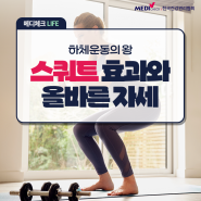 [생활 속 건강정보] 스쿼트 올바른 자세와 운동 효과