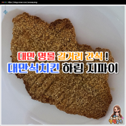 대만 명물 길거리 간식, 대만식 치킨 하림 지파이 맛은?