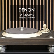 데논(Denon) 플래그십 턴테이블 DP-3000NE 입고 및 전시 - AV플라자