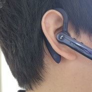 FEELS 무선모노이어폰 통화음악재생 10h 가능 귀걸이이어폰