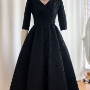크리스챤 디올 오마주 드레스 / DIOR inspired dress/ 블랙드레스 만드는 과정