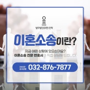 인천 미추홀구이혼소송 법무법인 이혼소송 종류와 절차