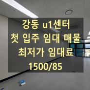 강동u1 전용13평 최저가 임대 매물 소개 (ft.참고 사진 많아요)