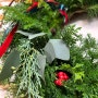 크리스마스 리스 DIY 만들기! 너무 예쁜 생화 리스!