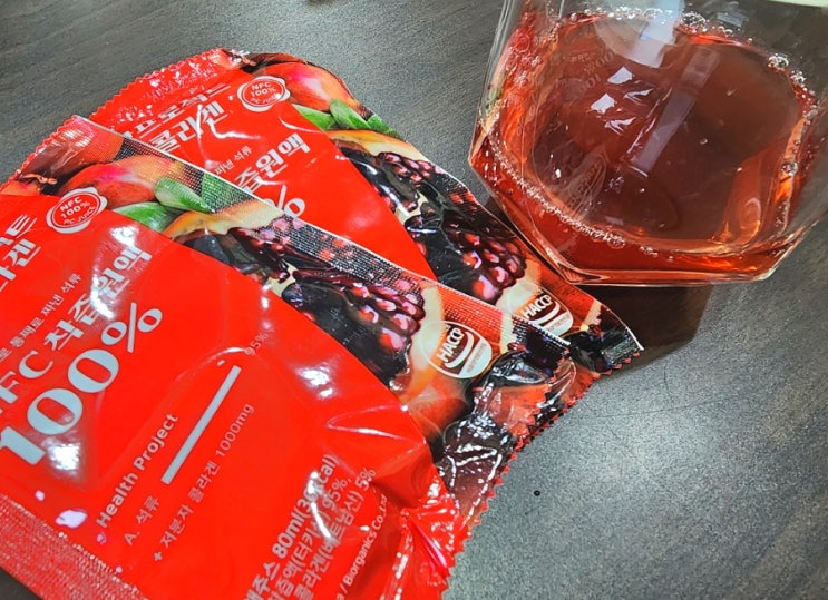 여성호르몬이 잔뜩 있는 갱년기 선물로도 너무 좋은! 석류 콜라겐 착즙쥬스 후기~ : 네이버 블로그