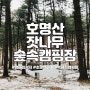 풍자도 다녀간 초보 백패커를 위한 호명산잣나무숲속캠핑장