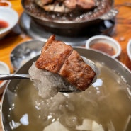 [광주맛집] 광주 충장로 민속촌 돼지갈비 먹고왔어용😋 /냉면+갈비=맛도링딩동😍😍