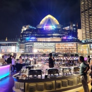 방콕 아이콘시암 실내 야시장 쑥시암 / 차오프라야 오퓰런스 디너 크루즈 루프탑 야외석 3층 디너뷔페 후기
