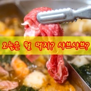 포항북구맛집 무한 샐러드바 먹고 때깔 좋은 소고기 샤브샤브 먹고