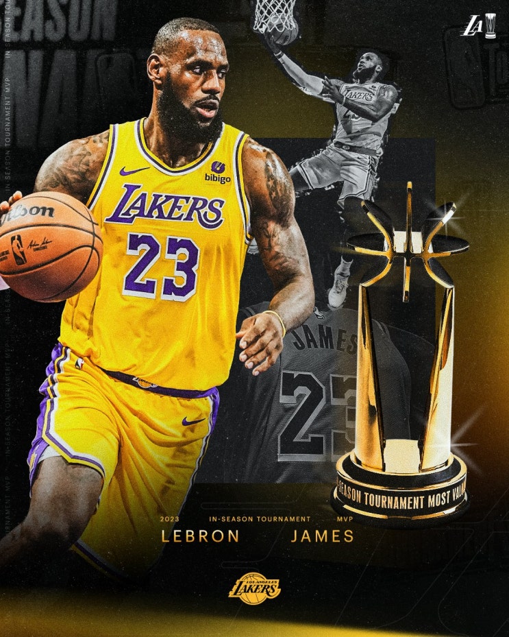2023 NBA 인 시즌 토너먼트 MVP는 ‘르브론 제임스’ 🎉🎉🎉🎉🎉🎉🎉 : 네이버 블로그