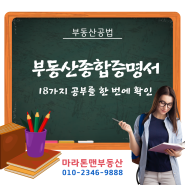 부동산공법_부동산종합증명서의 모든 것