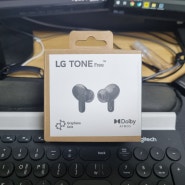 LG블루투스 이어폰 톤프리 -UT90Q 언박싱 & 사용기