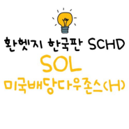 환헷지 한국판 SCHD, SOL 미국배당다우존스(H)