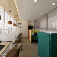업무 효율을 높이는 사무공간, 포커싱 룸 인테리어 - 메이크위드디자인
