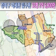 재개발 토지매매 입주권 가능한 서울토지투자 강북구 미아동 1㎡= 280만