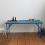 빈티지 팜하우스 블루 폴딩 테이블