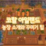 Coral Island 코랄 아일랜드 농장 소개와 농장 꾸미기 팁