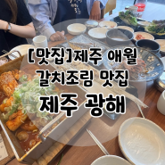 제주도 애월 갈치맛집 제주광해