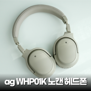 가성비 노이즈 캔슬링 헤드폰 ag WHP01K 리뷰