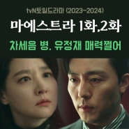 tvN토일드라마 마에스트라 1화 2화 줄거리 리뷰, 차세음 병 + 치명적인 매력 이무생 + 막장급 불륜