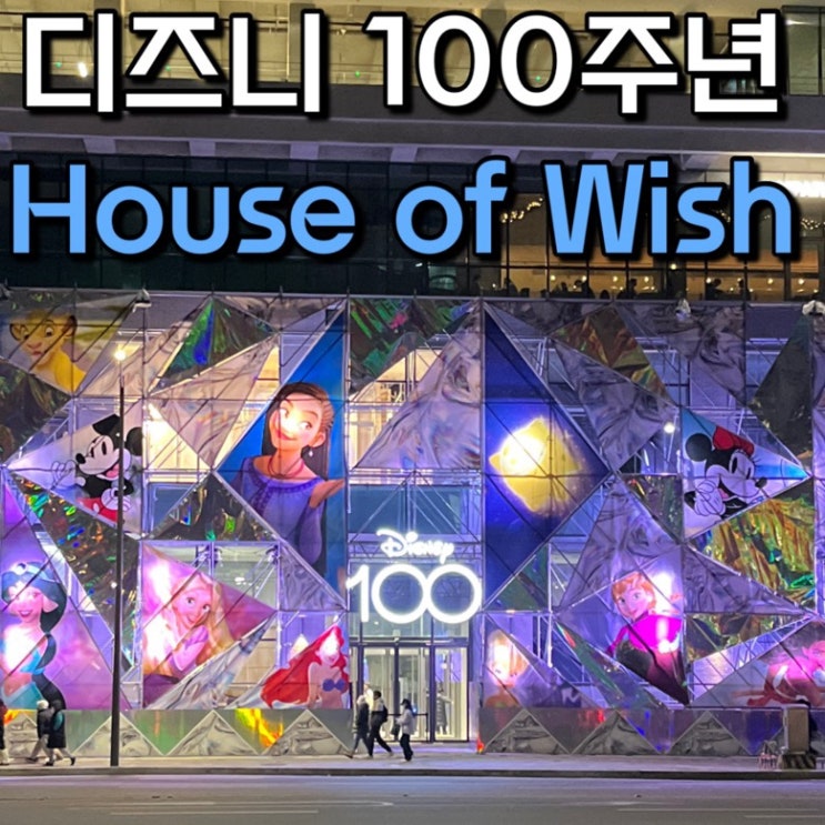 5시간 대기한 성수 뚝섬 디즈니 100주년 기념 팝업스토어 House Of Wish 주말 현장대기 후기 네이버 블로그