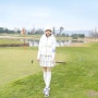 여성 골프패딩 겨울골프웨어 세르지오타키니 다운점퍼 라운딩 골프복