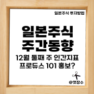 일본 주식시장 주간동향 12월 둘째 주(12월 11일~12월 15일), 프로듀스 101 홍보가 인기를?