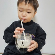 제티 초콕 초코맛 , 어린이 간식 추천 우유를 드링킹하네
