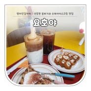 일산☆ 밤리단길 카페 : 화사한 분위기의 수제아이스크림 맛집 "요호야" 애견동반가능/주차정보