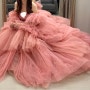 토탈 섬스튜디오 핑크 유색 드레스