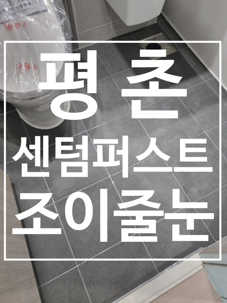 평촌센텀퍼스트 대표 시공 사진