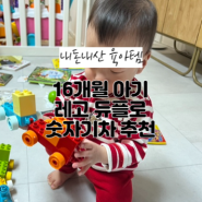 16개월 남자아기 레고 듀플로 숫자 기차 찐후기(돌아기 크리스마스선물 추천)