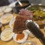 질 좋은 고기와 회식에 최적화 되어있는 문래 고기맛집 불꽃식당