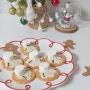 다이소 재료로 크리스마스 눈사람 쿠키 만들기