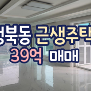 성북동 근생으로 변경한 고급 단독주택 매매 - 39억 원