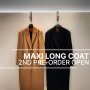 Maxi LongCoat 2nd Pre-Order - 어터모피 맥시롱코트