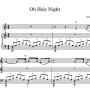 크리스마스에 연주하기 좋은 '오 거룩한 밤'/ 포지션에 따른 3가지 편곡 악보 (피아노&바이올린)
