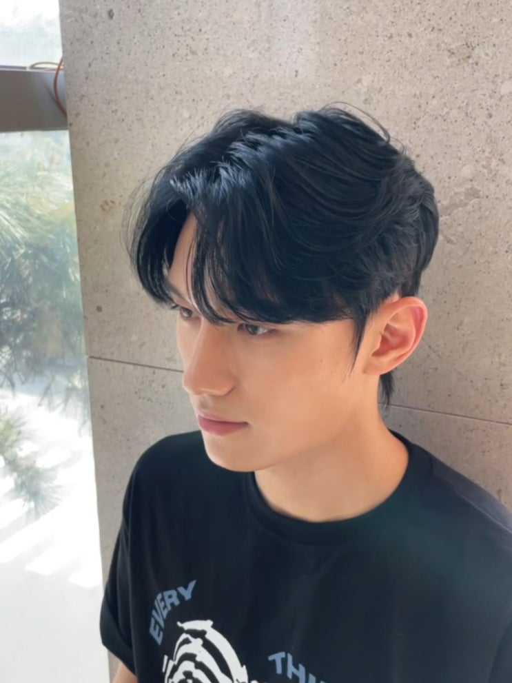 사당역미용실 : 큐맨헤어 남자머리 : 리프펌 :남자긴머리스타일 : 네이버 블로그