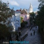 [파리여행］몽마르트언덕 사크레쾨르대성당부터 Abbesses역까지 사랑해벽/벽을뚫는남자/달리아흉상/La Maison Rose