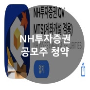 NH투자증권 앱으로 공모주 청약하는 방법(feat. DS단석)