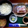 일본 미야자키 이와미의 카마아게 우동(釜揚げうどん)