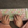 핑크돼지 키보드 | pink piggy keyboard keycap💚🐷💗